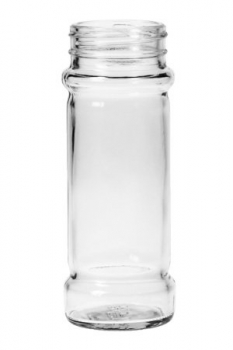 Gewürzglas 110ml weiss  Lieferung ohne Verschluss, bitte separat bestellen!